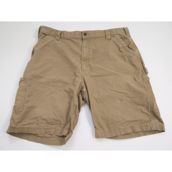 Carhartt Other - Carhartt Mens Size 40 Original Fit Carpenter Canvas Utility Khaki Work Shorts
